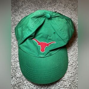 NWT Longhorns St. Patrick’s Day hat, Green/Red